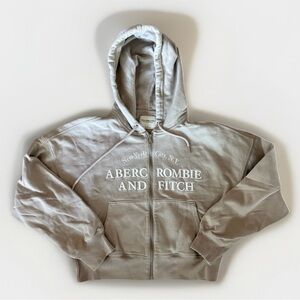 Abercrombie & Fitch Men's S Beige Hoodie Soft A&F Collection